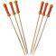 Braided Pole Bamboo Bead Picks For Tokyo Sushi skewers sticks