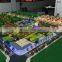 Master plan model of landscape design 3d rendering , master scale model