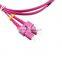 Excellent SC FC Duplex OM4 MM50/125 MM62.5/125 Fiber Optic Patch cord Fiber Jumper