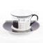 Coffee Mug Tea Cup Dinner Plate Ceramic Vase Cup Porcelain Tableware Set Design Ceramic Creative New Black and White Cup Kit