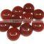 Red Chalcedony 15x15 mm Round Cabochon