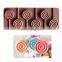 High Quality 6 Cavity Silicone Chocolate Candy Mold