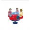 Customized color kids rotary mary with iron spring go rocking toys for outdoor playground