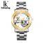 IK Colouring 98393G Automatic Self-Wind Man Watch Luxury Transparent Case Male Mechanical Skeleton Wristwatch Relogio Masculino