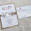 Rustic Wedding Invitation, Antler Wedding Invitation, Boho Chic Wedding Invitations, Bohemian, Eco Kraft Wedding Invitation