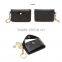 New genuine leather women bags 3 set leather bag chain shoulder bag clutch bag