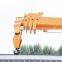 Cheap brand new lifting height 28m truck mounted crane with cargo body for sale