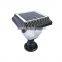 New Solar Garden Disk Light Solar Lawn Deck Light Outdoor Solar Ground Light 12 Led Warm White Luminous Body OEM