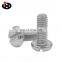 DIN84 slotting machine screws Slotted stainless steel cheese head screws