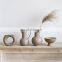 Hot Sales INS Nordic Unique Plain Color Creative Home Decoration Flower Arrangement Ceramic Flower Vases