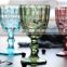New Copas De Cristal De Color Vintage Green Blue Red Wine Glass Crystal Diamond Wine Glass Shot Glass Wholesale For Party