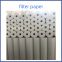 Filter paper for copper strip processing