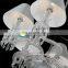 Modern K9 Crystal Luxury Wedding Lobby Decoration Pendant Light Indoor LED Light Fixtures