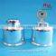 24/410 UV plstic flip top cap,shining silver plastic cap for bottle