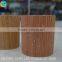 online 2016 Christams and wedding decotation glass candle holder pasted with wood cover