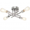 Modern Industrial Pendant Lighting Brushed Nickel Semi-Recessed for Kitchen Bedroom Living Room