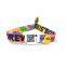 RFID Party Festival One Time Use Woven Wristband Entrance Ticket NTAG213 Polyester Bracelets NFC Fabric Wristbands