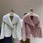 Nueva chaqueta de piel falsa de cordero europea de invierno, abotonada con solapa, versión coreana, para adelgazar, ecológica y para mujeres