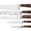 RED WOOD +HANDLE STAINLESS STEEL 6PCS KITCHEN KNIFE SET