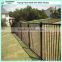 3 rails 5ft high commercial black powder coated pool fence supplier