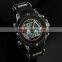 Gents Metallic Black Digital Analog Dual Sport Watch WS078