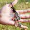 2015 Hot Sale Fashion Punk Style Keychain Cross Shape Pendant Leather Keychain