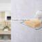 Bathroom sets Chrome finished soap dish holder with suction cup