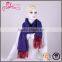 Hot selling winter acrylic knitted pashmina scarf for women