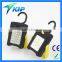 Powerful Rotating Magnetic 3LED + 3W COB Work Light With Hook