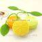 Hot sell food grade orange Silicone tea infuser