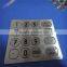 16 button numeric electronic usb metal keypad