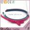 2016 new design elastic hair bands hair accessories white dot bow headband indian flower