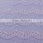 White swiss polyester cotton guipure lace trim for wedding dress