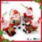 Partypro 2015 New Product Christmas Toy Funny Small Flannel Santa Claus Plush Toy