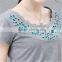 Create Your Own T Shirt Cotton Spandex Top Fashion Girl T Shirt Large Quantity