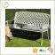 Outdoor Rush and Weather Resistant patio solid construdction garden cast aluminum glider bench
