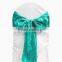 Taffeta pintuck chair sash for wedding