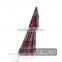 Burgundy Fashion Stripe Jacquard Scarf For Women, BSCI and Sedex