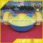 HDPE blow plastic amusement park kids paddle boat,aqua paddler boat