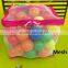 100pcs Wholesale Ocean Plastic Soft Play Balls With Mesh Bag For Kids
