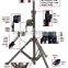 Folding Legs Light Stand Handle Crank Flixible Projector Tripod Stand
