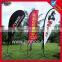 Fast Production full color printing display teardrop banner