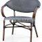 outdoor aluminium dining chairs for hot selling