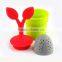 Low price leaf shape silicone tea bag infuser wholesale.