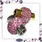 Hot Jewelry Colorful Decorative round Magnetic crystal pave magnetic clasps for bracelet