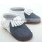 New Design Toddler Footwear Upper Denim Casual Moccasins Baby Nates Shoes