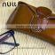 wholesale custom Made high quality genuine leather glasses case