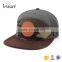 High Quality Low MOQ Leather Patch Cotton Snapback Hat Cap Supplier's Choice