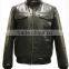 Mens Leather Look Motorcycle Rider Bomber Jacket