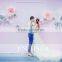 Wedding Backdrop Gaint Artificial Paper Foam Floral Flowers For Wall Decoration Wedding Decoration